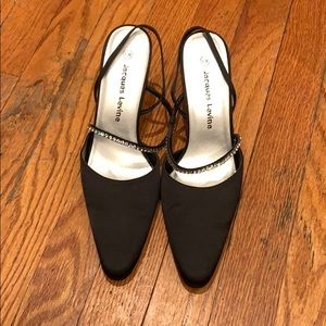 Jacques Levine Women’s Vintage Sling back Heels